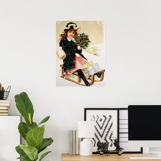 Weihnachtsgeschenk Poster (Heimbüro)