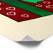 Weihnachtsgeschenk Poster (Ecke)