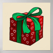 Weihnachtsgeschenk Poster (Vorne)