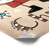 Weihnachtsgeschenk Poster (Ecke)