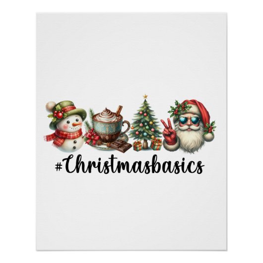 Weihnachtsgeschenk Poster (Vorderseite)