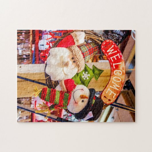 Weihnachtsgeschenk Puzzle (Horizontal)