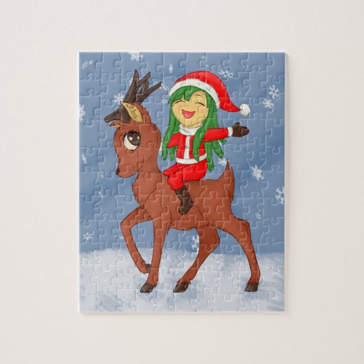 Weihnachtsgeschenk Puzzle (Vertikal)