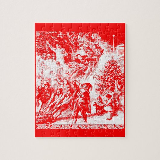 Weihnachtsgeschenk Puzzle (Vertikal)