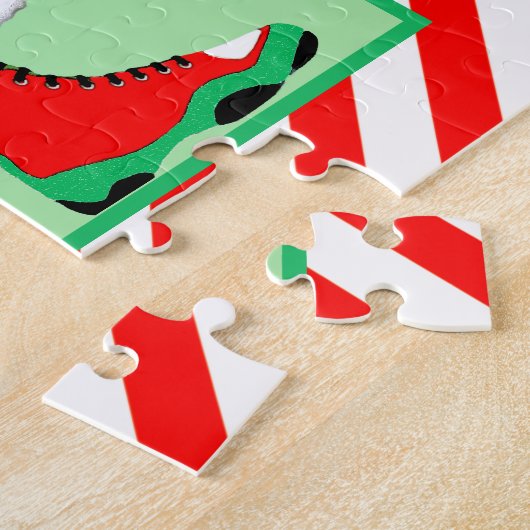 Weihnachtsgeschenk Puzzle (Seite)