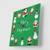 Weihnachtsgeschenk Quadratische Wanduhr (Winkel)