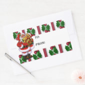 Weihnachtsgeschenk Rechteckiger Aufkleber (Umschlag)