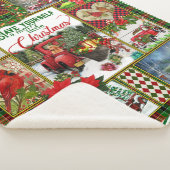 Weihnachtsgeschenk Red Truck Auto Weihnachtsblanke Sherpadecke (3/4)