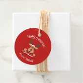 Weihnachtsgeschenk Rentier Geschenkanhänger (Beispiel)