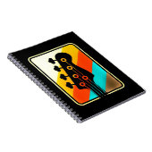 Weihnachtsgeschenk | Retro Vintag Guitar Player Notizblock (Rechte Seite)