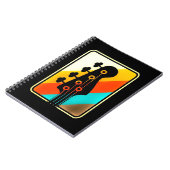Weihnachtsgeschenk | Retro Vintag Guitar Player Notizblock (Linke Seite)