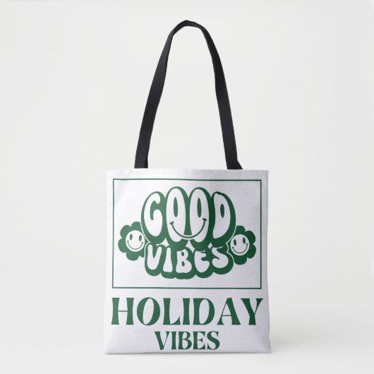 Weihnachtsgeschenk, Retro Weihnachtsfeier, Vintag  Tasche (Vorderseite)