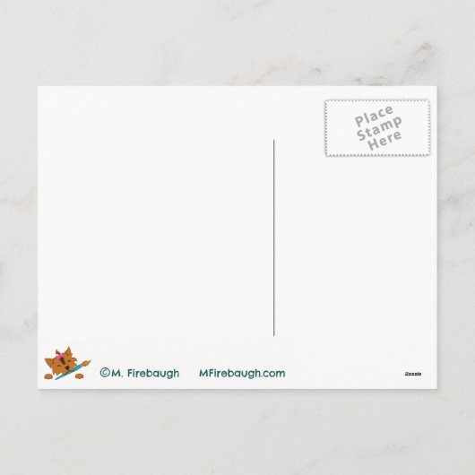 Weihnachtsgeschenk-Roboter Feiertagspostkarte (Rückseite)