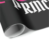 Weihnachtsgeschenk | Rockstar Princess Skull Geschenkpapier (Rolleneckpunkt)