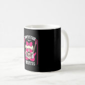 Weihnachtsgeschenk | Rockstar Princess Skull Kaffeetasse (VorderseiteRechts)