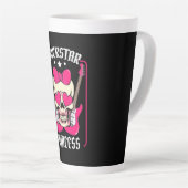 Weihnachtsgeschenk | Rockstar Princess Skull Milchtasse (Rechte Ecke)