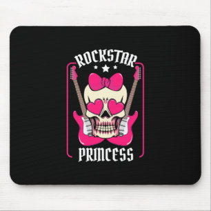 Weihnachtsgeschenk   Rockstar Princess Skull Mousepad