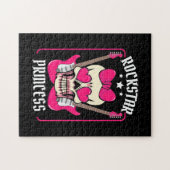Weihnachtsgeschenk | Rockstar Princess Skull Puzzle (Horizontal)