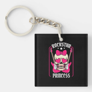 Weihnachtsgeschenk Rockstar Princess Skull Schlüsselanhänger