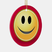 Weihnachtsgeschenk (rot) keramikornament (Rechts)