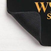 Weihnachtsgeschenk | Rote Lippen und Weinstöcke Mousepad (Ecke)