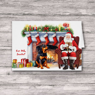 Weihnachtsgeschenk Rottweiler Hund Weihnachten