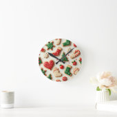 Weihnachtsgeschenk Runde Wanduhr (Zuhause)