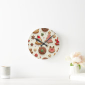 Weihnachtsgeschenk Runde Wanduhr (Zuhause)