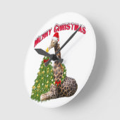 Weihnachtsgeschenk Runde Wanduhr (Winkel)