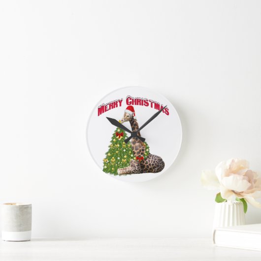 Weihnachtsgeschenk Runde Wanduhr (Zuhause)