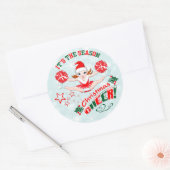 Weihnachtsgeschenk Runder Aufkleber (Umschlag)