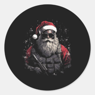 Weihnachtsgeschenk Runder Aufkleber