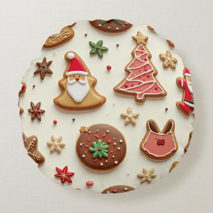 Weihnachtsgeschenk Rundes Kissen