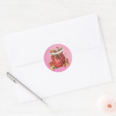 Weihnachtsgeschenk Sack mit Geschenken Runder Aufkleber (Umschlag)