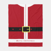 Weihnachtsgeschenk Santa Fleece Blanket (Vorderseite)