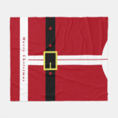 Weihnachtsgeschenk Santa Fleece Blanket (Vorderseite (Horizontal))