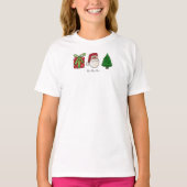 Weihnachtsgeschenk Santa Tree T-Shirt (Vorderseite)