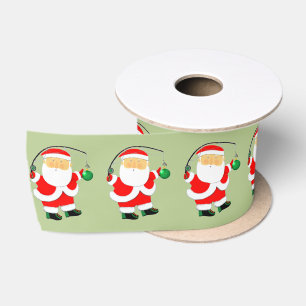 Weihnachtsgeschenk Satinband