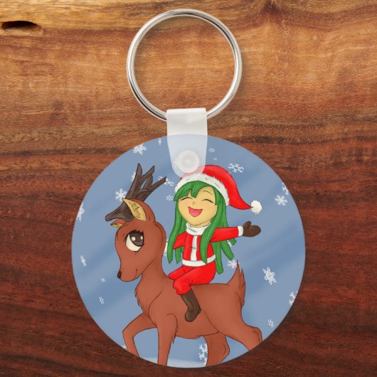 Weihnachtsgeschenk Schlüsselanhänger (Vorderseite)