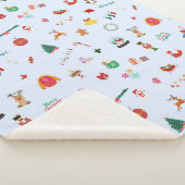 Weihnachtsgeschenk Schneemobil Schneeflocken niedl Sherpadecke (3/4)