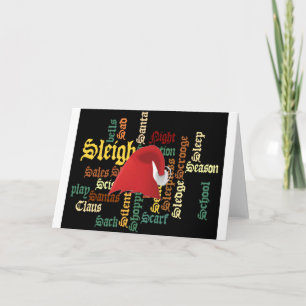 Weihnachtsgeschenk Schöne Tage und eine bessere Na Feiertagskarte