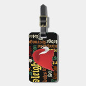 Weihnachtsgeschenk Schöne Tage und eine bessere Na Gepäckanhänger (Vorderseite vertikal)