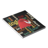 Weihnachtsgeschenk Schöne Tage und eine bessere Na Notizblock (angewinkelt)