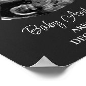 Weihnachtsgeschenk Schwangerschaft Ankündigung Poster (Ecke)