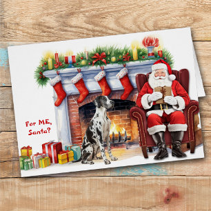 Weihnachtsgeschenk Schwarz Weiß Deutsche Dogge Hun
