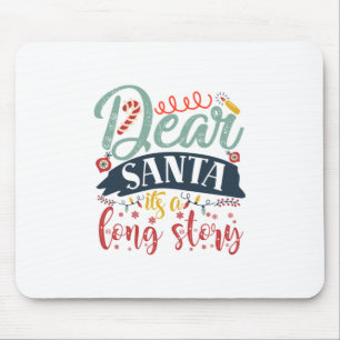 Weihnachtsgeschenk Sehr geehrter Weihnachtsmann Mousepad