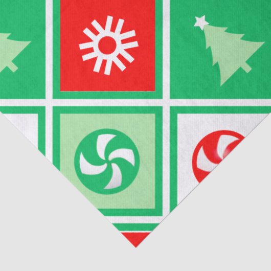 Weihnachtsgeschenk Seidenpapier (Ausschnitt)