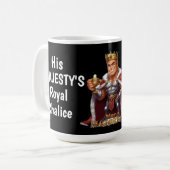 Weihnachtsgeschenk SEINER MAJESTÄT KELCH Kaffeetasse (Vorderseite Links)