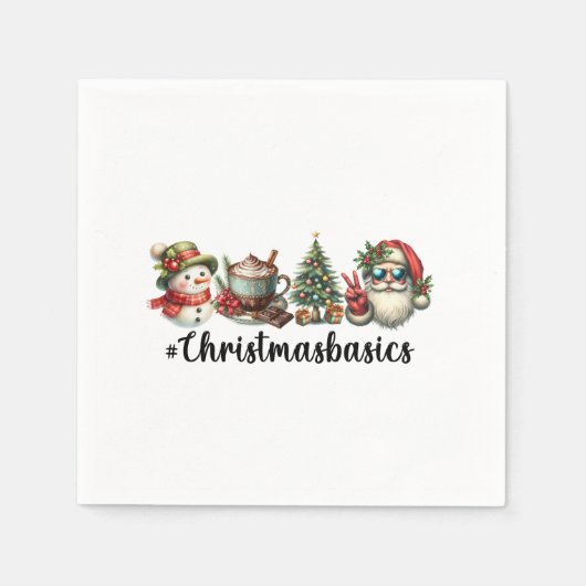 Weihnachtsgeschenk Serviette (Vorderseite)