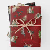 Weihnachtsgeschenk Set des Wrapping Paper Sheets Geschenkpapier Set (Beispiel)